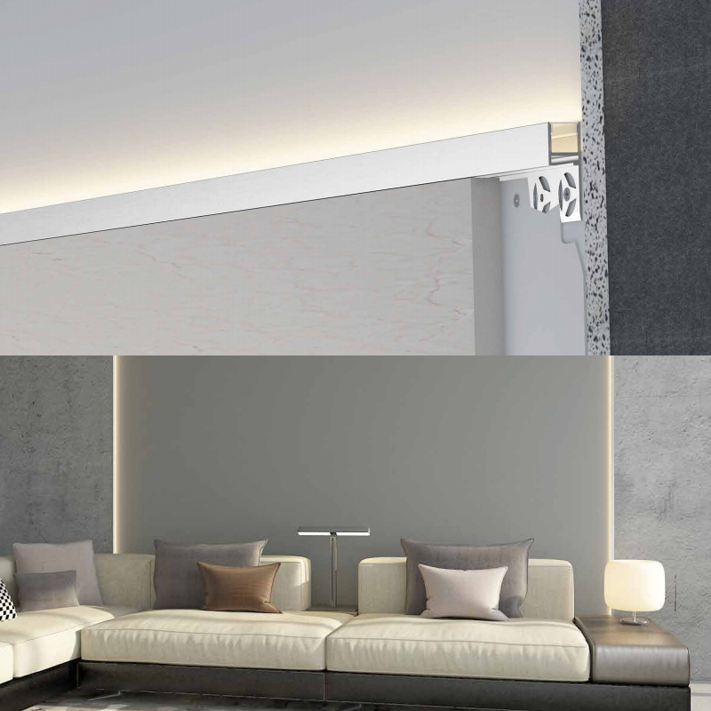 Background Tile Wall Light LED Profile For 10mm Strip
